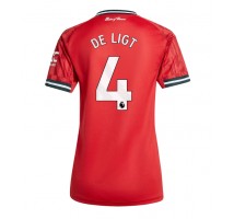 Manchester United Matthijs de Ligt #4 Koszulka Podstawowa damskie 2025-26 Krótki Rękaw