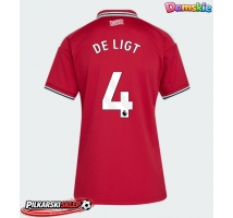 Manchester United Matthijs de Ligt #4 Koszulka Podstawowa damskie 2026-27 Krótki Rękaw