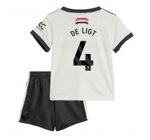 Manchester United Matthijs de Ligt #4 Koszulka Trzecia dzieci 2024-25 Krótki Rękaw (+ krótkie spodenki)