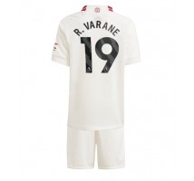 Manchester United Raphael Varane #19 Koszulka Trzecia dzieci 2023-24 Krótki Rękaw (+ krótkie spodenki)
