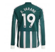 Manchester United Raphael Varane #19 Koszulka Wyjazdowa 2023-24 Długi Rękaw