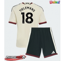 Manchester United Youri Tielemans #18 Koszulka Trzecia dzieci 2026-27 Krótki Rękaw (+ krótkie spodenki)