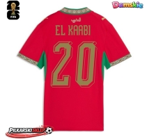 Maroko Ayoub El Kaabi #20 Koszulka Podstawowa damskie MŚ 2026 Krótki Rękaw