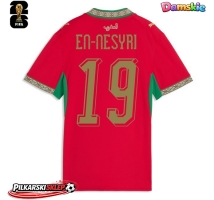 Maroko Youssef En-Nesyri #19 Koszulka Podstawowa damskie MŚ 2026 Krótki Rękaw