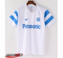 Marseille 1990 Koszulka Retro Podstawowa Krótki Rękaw