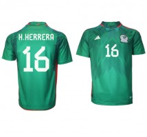 Meksiko Hector Herrera #16 Koszulka Podstawowa MŚ 2022 Krótki Rękaw