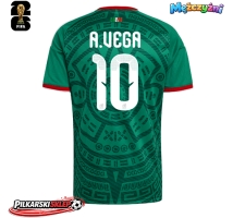 Meksyk Alexis Vega #10 Koszulka Podstawowa MŚ 2026 Krótki Rękaw