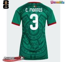 Meksyk Cesar Montes #3 Koszulka Podstawowa damskie MŚ 2026 Krótki Rękaw