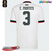 Meksyk Cesar Montes #3 Koszulka Wyjazdowa MŚ 2026 Krótki Rękaw