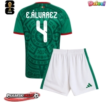 Meksyk Edson Alvarez #4 Koszulka Podstawowa dzieci MŚ 2026 Krótki Rękaw (+ krótkie spodenki)