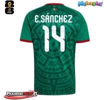 Meksyk Erick Sanchez #14 Koszulka Podstawowa MŚ 2026 Krótki Rękaw
