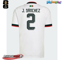 Meksyk Jorge Sanchez #2 Koszulka Wyjazdowa MŚ 2026 Krótki Rękaw