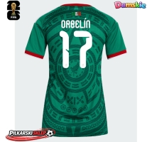 Meksyk Orbelin Pineda #17 Koszulka Podstawowa damskie MŚ 2026 Krótki Rękaw