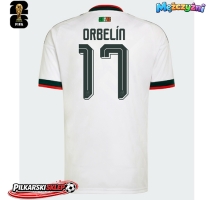 Meksyk Orbelin Pineda #17 Koszulka Wyjazdowa MŚ 2026 Krótki Rękaw