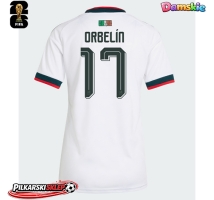 Meksyk Orbelin Pineda #17 Koszulka Wyjazdowa damskie MŚ 2026 Krótki Rękaw