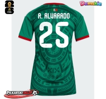 Meksyk Roberto Alvarado #25 Koszulka Podstawowa damskie MŚ 2026 Krótki Rękaw