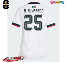 Meksyk Roberto Alvarado #25 Koszulka Wyjazdowa damskie MŚ 2026 Krótki Rękaw