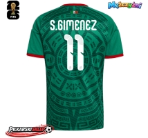 Meksyk Santiago Gimenez #11 Koszulka Podstawowa MŚ 2026 Krótki Rękaw