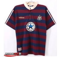 Newcastle United 1995-1997 Koszulka Retro Wyjazdowa Krótki Rękaw