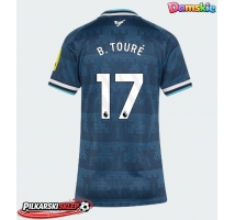 Newcastle United Bazoumana Toure #17 Koszulka Wyjazdowa damskie 2026-27 Krótki Rękaw