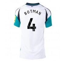 Newcastle United Sven Botman #4 Koszulka Wyjazdowa damskie 2024-25 Krótki Rękaw