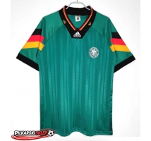 Niemcy 1992 Koszulka Retro Wyjazdowa Krótki Rękaw