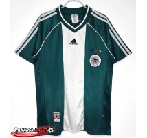 Niemcy 1998 Koszulka Retro Wyjazdowa Krótki Rękaw