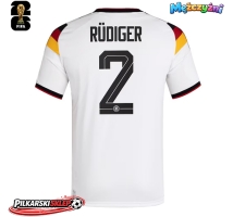 Niemcy Antonio Rudiger #2 Koszulka Podstawowa MŚ 2026 Krótki Rękaw