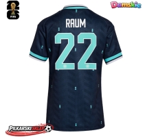 Niemcy David Raum #22 Koszulka Wyjazdowa damskie MŚ 2026 Krótki Rękaw