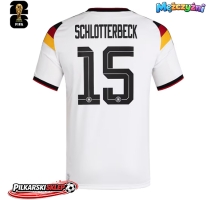 Niemcy Nico Schlotterbeck #15 Koszulka Podstawowa MŚ 2026 Krótki Rękaw