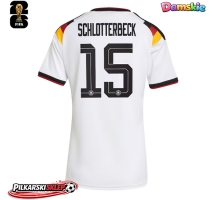 Niemcy Nico Schlotterbeck #15 Koszulka Podstawowa damskie MŚ 2026 Krótki Rękaw
