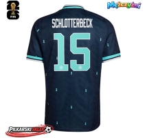 Niemcy Nico Schlotterbeck #15 Koszulka Wyjazdowa MŚ 2026 Krótki Rękaw