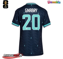 Niemcy Serge Gnabry #20 Koszulka Wyjazdowa damskie MŚ 2026 Krótki Rękaw