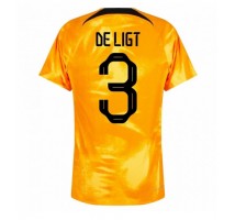 Nizozemska Matthijs de Ligt #3 Koszulka Podstawowa MŚ 2022 Krótki Rękaw