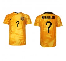 Nizozemska Steven Bergwijn #7 Koszulka Podstawowa MŚ 2022 Krótki Rękaw