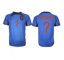 Nizozemska Steven Bergwijn #7 Koszulka Wyjazdowa MŚ 2022 Krótki Rękaw