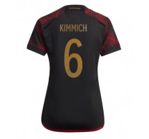 Njemačka Joshua Kimmich #6 Koszulka Wyjazdowa damskie MŚ 2022 Krótki Rękaw