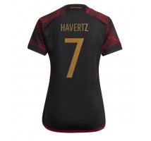 Njemačka Kai Havertz #7 Koszulka Wyjazdowa damskie MŚ 2022 Krótki Rękaw