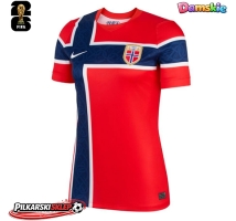 Norwegia Koszulka Podstawowa damskie MŚ 2026 Krótki Rękaw