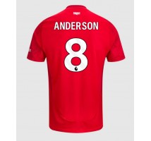 Nottingham Forest Elliot Anderson #8 Koszulka Podstawowa 2024-25 Krótki Rękaw