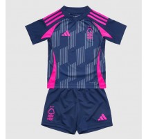Nottingham Forest Koszulka Wyjazdowa dzieci 2024-25 Krótki Rękaw (+ krótkie spodenki)