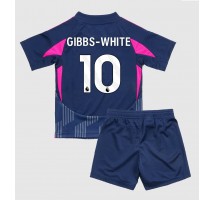 Nottingham Forest Morgan Gibbs-White #10 Koszulka Wyjazdowa dzieci 2024-25 Krótki Rękaw (+ krótkie spodenki)
