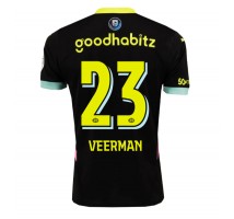 PSV Eindhoven Joey Veerman #23 Koszulka Wyjazdowa 2024-25 Krótki Rękaw