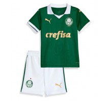 Palmeiras Koszulka Podstawowa dzieci 2024-25 Krótki Rękaw (+ krótkie spodenki)