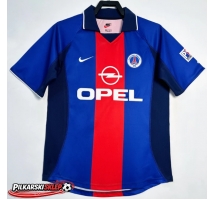 Paris Saint-Germain 2000-2001 Koszulka Retro Podstawowa Krótki Rękaw