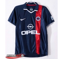 Paris Saint-Germain 2001-2002 Koszulka Retro Podstawowa Krótki Rękaw
