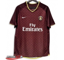 Paris Saint-Germain 2006-2007 Koszulka Retro Wyjazdowa Krótki Rękaw