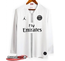 Paris Saint-Germain 2018-2019 Champions League Koszulka Retro Wyjazdowa Długi Rękaw