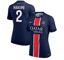 Paris Saint-Germain Achraf Hakimi #2 Koszulka Podstawowa damskie 2024-25 Krótki Rękaw