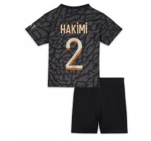 Paris Saint-Germain Achraf Hakimi #2 Koszulka Trzecia dzieci 2023-24 Krótki Rękaw (+ krótkie spodenki)